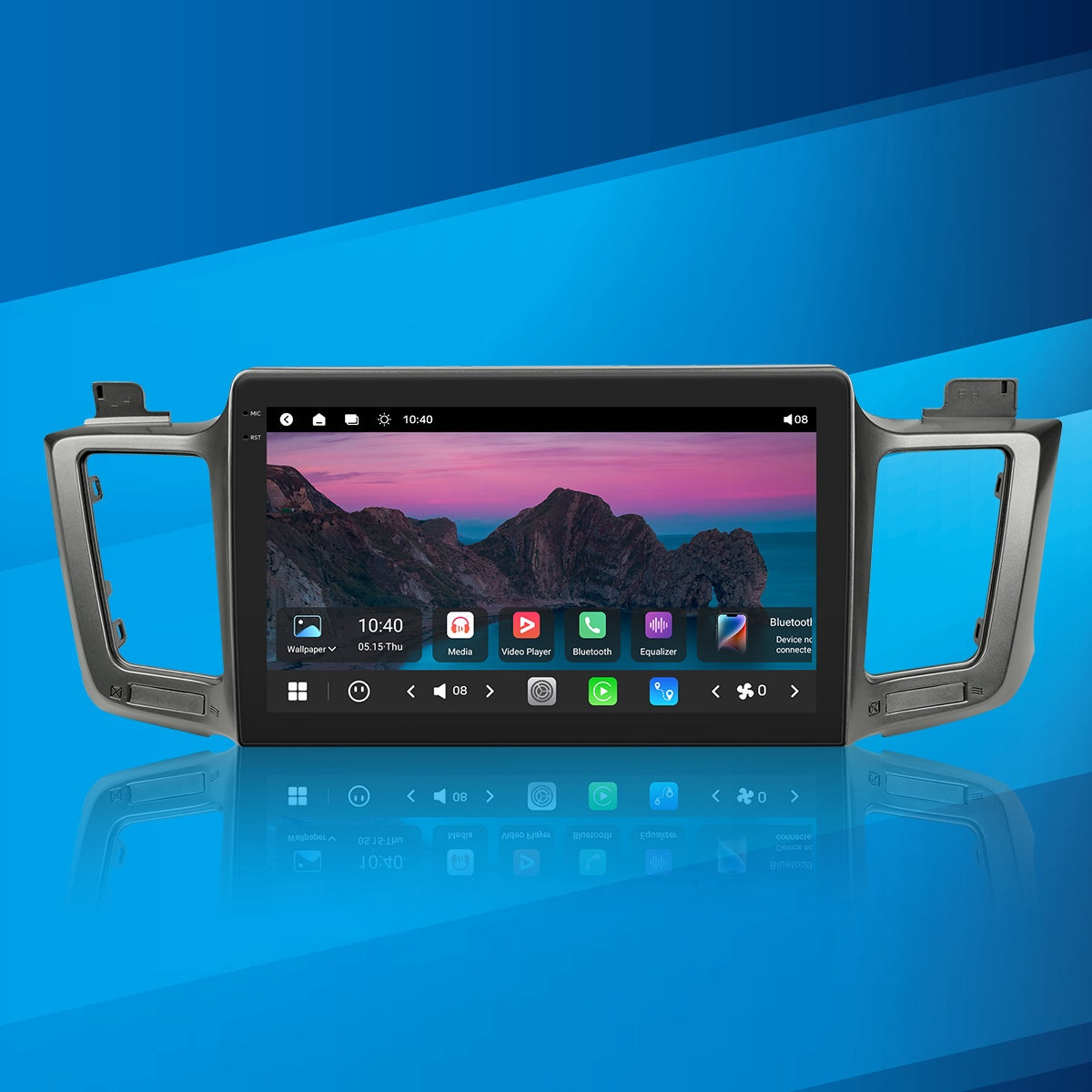VISTA 10” Custom-Fit Car Stereo for Toyota RAV4 2013-2018