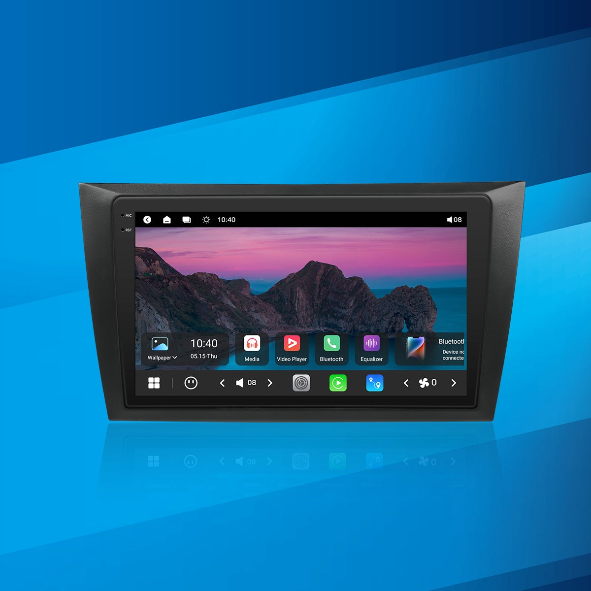 VISTA 9” Custom-Fit Car Stereo for Volkswagen Golf 6 2009-2012