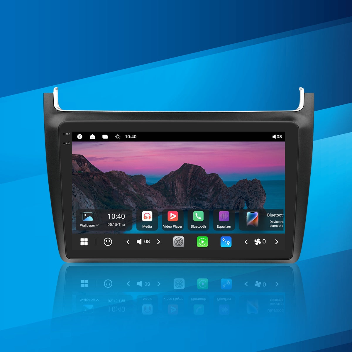 VISTA 9” Custom-Fit Car Stereo for Volkswagen Polo 2009-2018