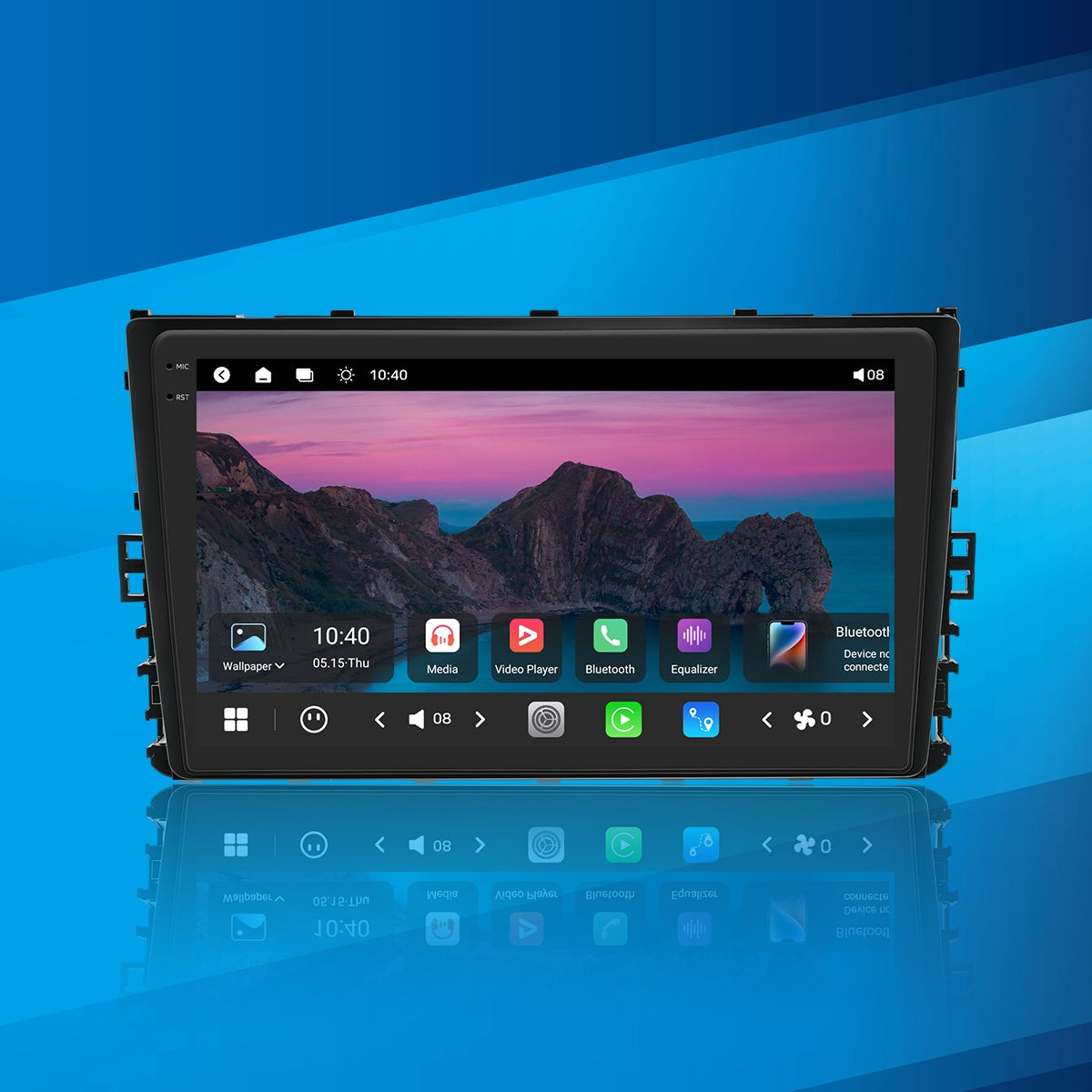 VISTA 9” Custom-Fit Car Stereo for Volkswagen Polo 2018-2023