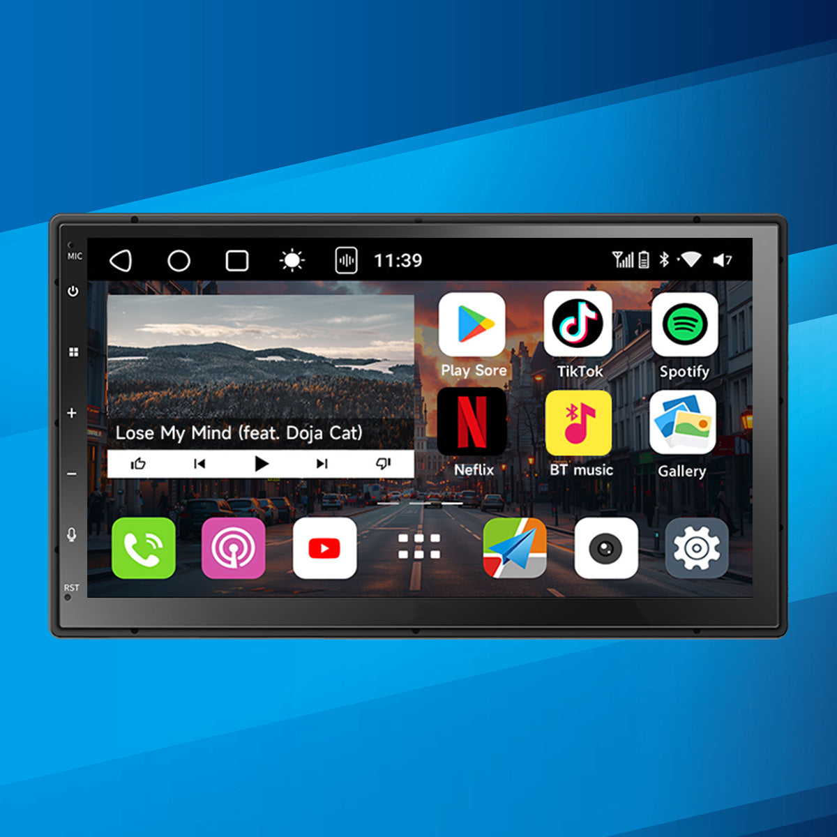 VIBE 7" Double DIN Android Car Universal Radio