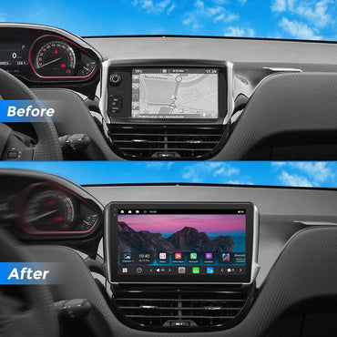 VISTA 10” Custom-Fit Car Stereo for Peugeot 2008/Peugeot 208 2012-2019