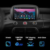 VISTA 9” Custom-Fit Car Stereo for Fiat 500X 2014-2020