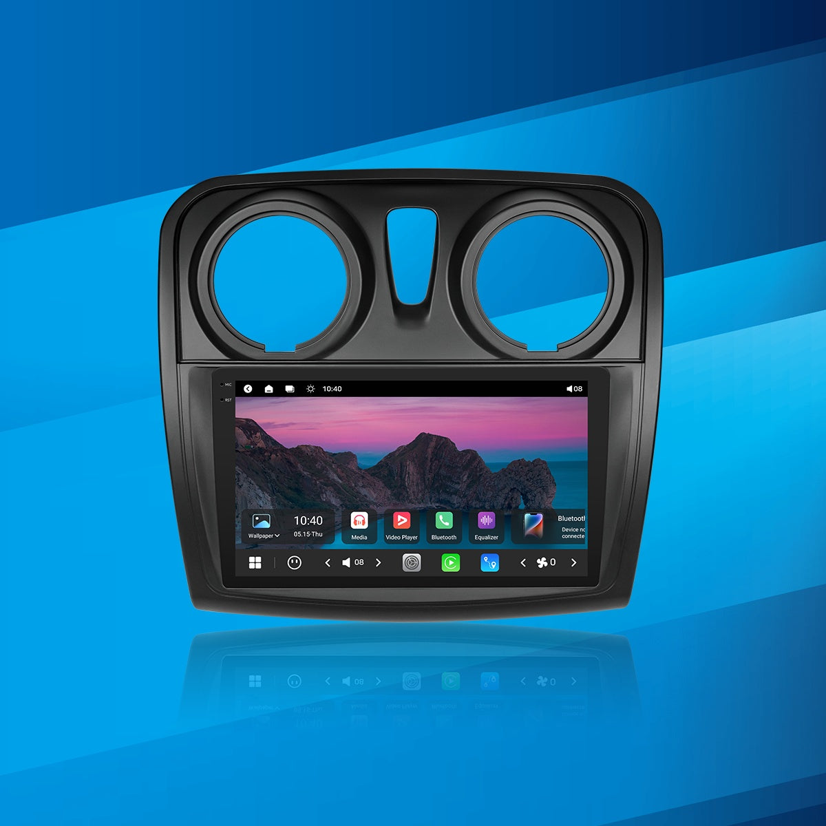 VISTA 9” Custom-Fit Car Stereo for Dacia Sandero/Logan 2012-2020(B)