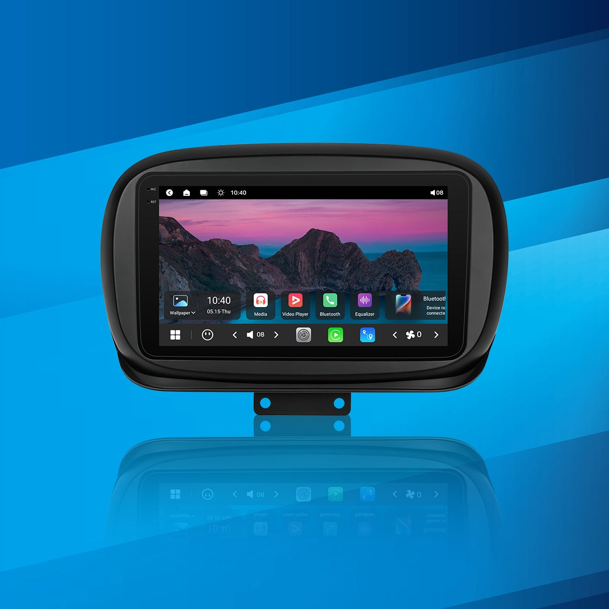 VISTA 9” Custom-Fit Car Stereo for Fiat 500X 2014-2020