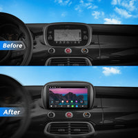 VISTA 9” Custom-Fit Car Stereo for Fiat 500X 2014-2020