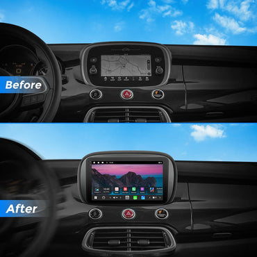 VISTA 9” Custom-Fit Car Stereo for Fiat 500X 2014-2020