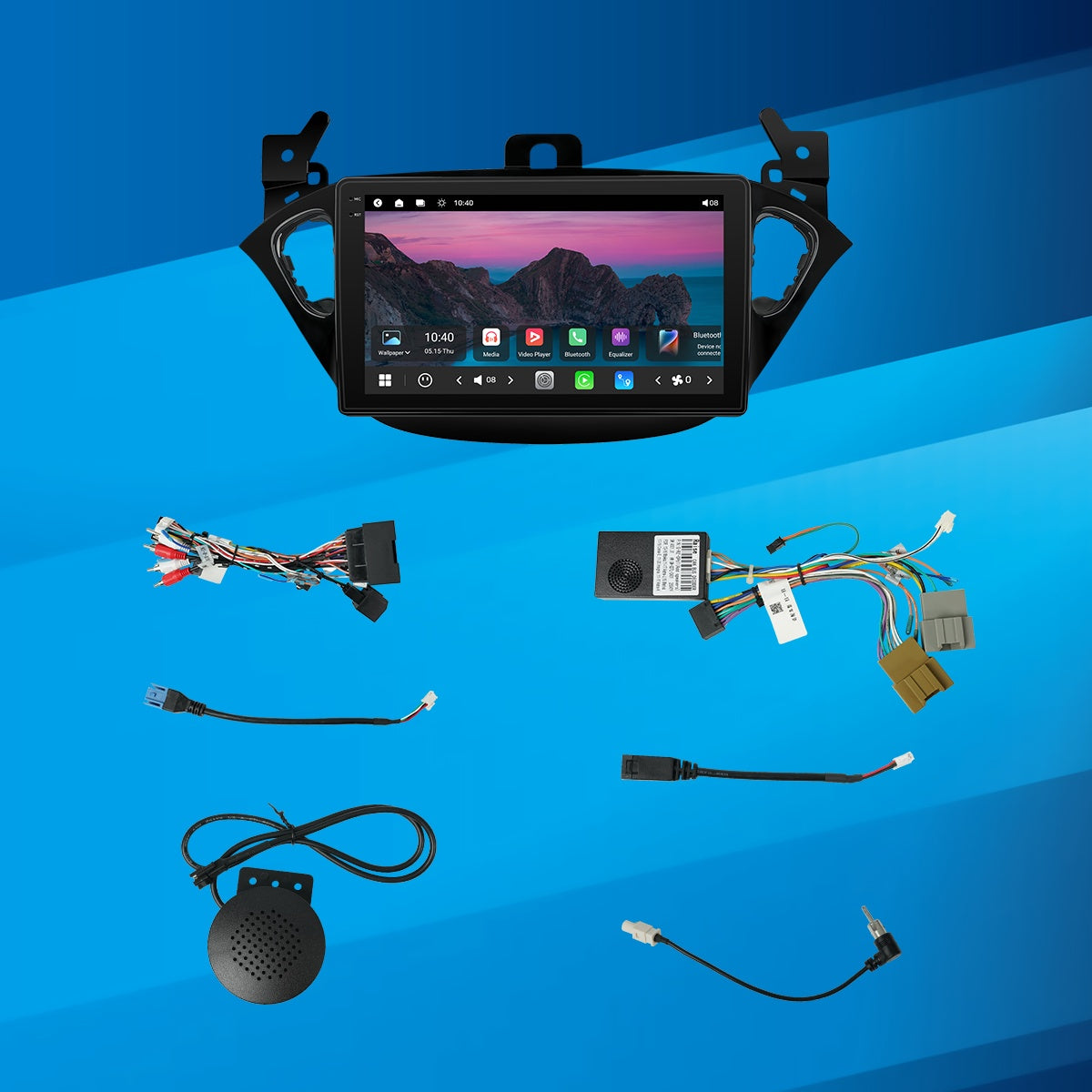 VISTA 9” Custom-Fit Car Stereo for Opel Adam/Corsa E 2013-2019