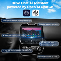 VISTA 10” Custom-Fit Car Stereo for Renault Clio Manual/Automatic AC 2016-2019