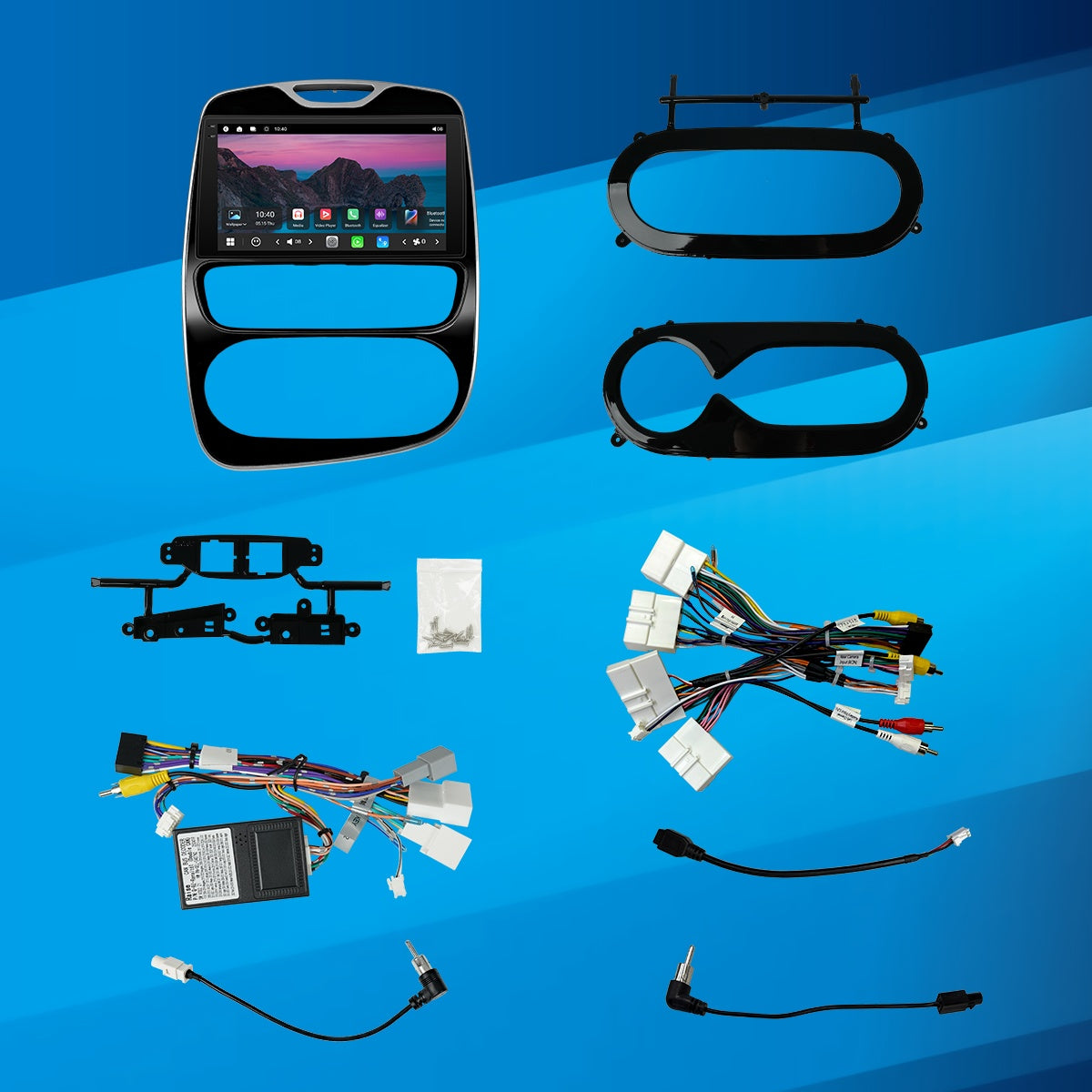 VISTA 10” Custom-Fit Car Stereo for Renault Clio Manual/Automatic AC 2016-2019