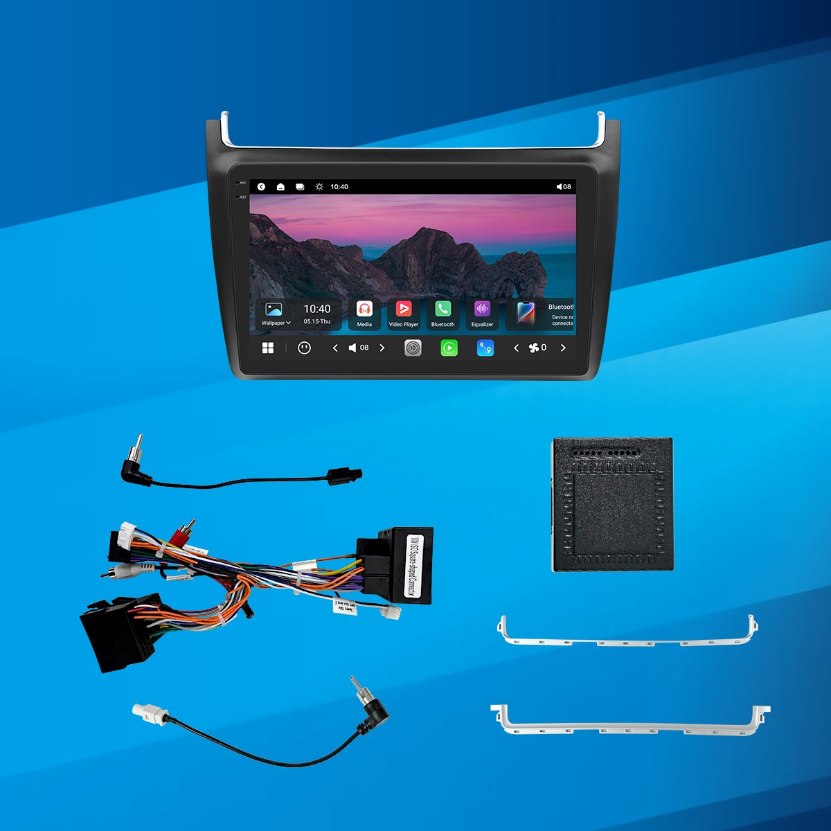 VISTA 9” Custom-Fit Car Stereo for Volkswagen Polo 2009-2018