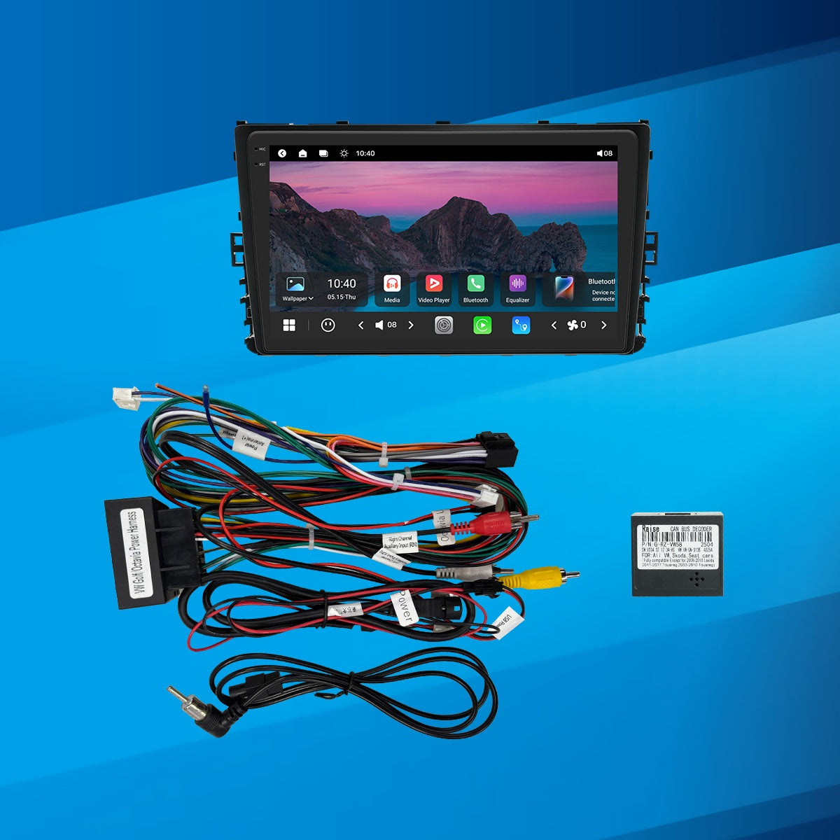 VISTA 9” Custom-Fit Car Stereo for Volkswagen Polo 2018-2023